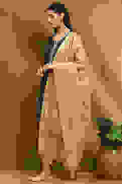 Gold-Toned Floral Yarn-Dyed Festive Dupatta image number 0