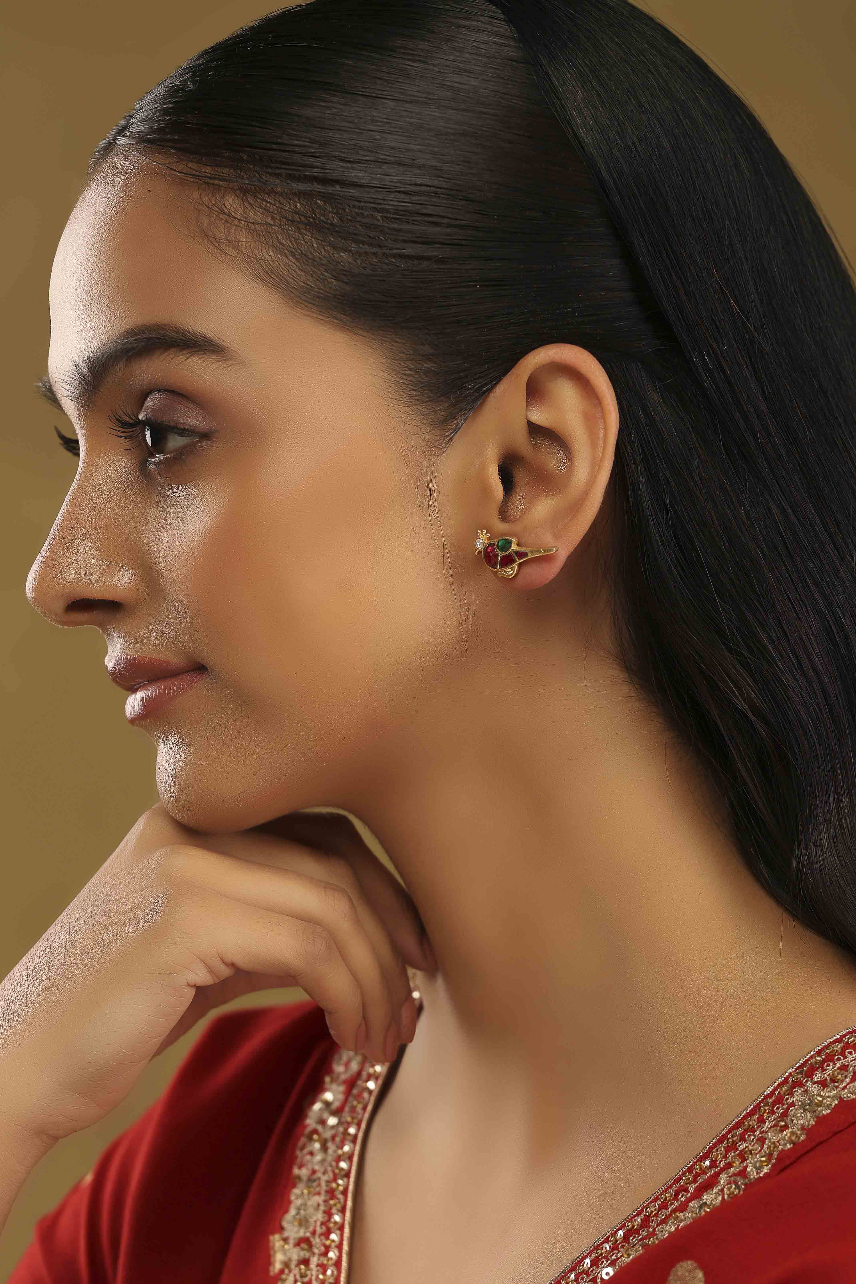 Multicolor Brass Studs image number 3