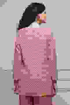 Red Art Silk Printed Straight Short Kurta image number 3