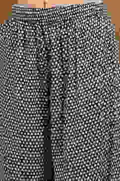 Green Modal Embroidered Festive Kalidar Suit Set image number 2