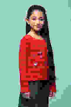 Red Cotton T-Shirt image number 3