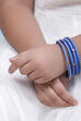 Blue Plastic & Thread Bangles image number 3