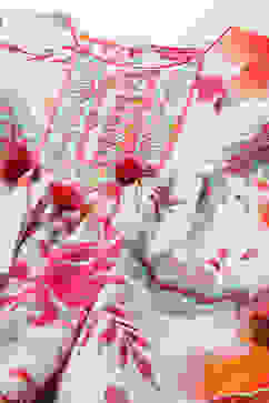 Off White Peplum Kurta With Sharara & Net Dupatta. image number 1