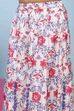 White Poly Chinon Printed Regular Suit Set image number 2