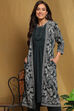 Turquoise Rayon Straight Set image number 7