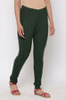 Bottle Green Woolen Leggings image number 0