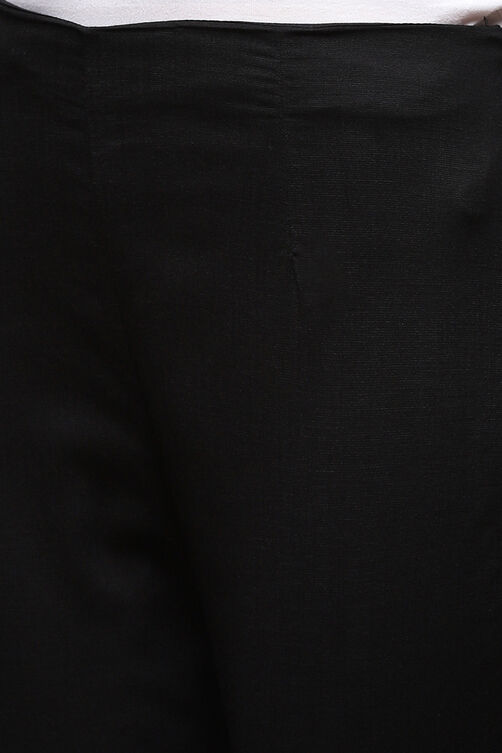 Grey Viscose Blend Pant image number 1