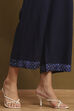 Indigo Modal Printed Angrakha Gathered Suit Set image number 7