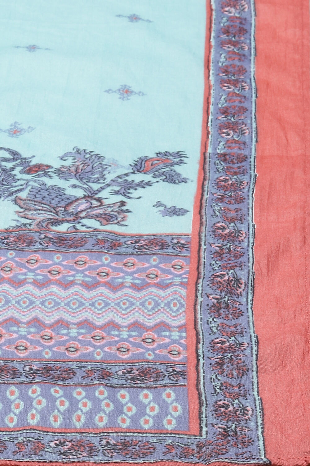 Aqua Sea Green Viscose Straight Kurta Palazzo Suit Set image number 3