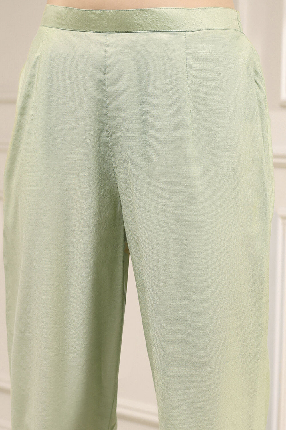 Pink Cotton Printed Unstitched Suit Set image number 3