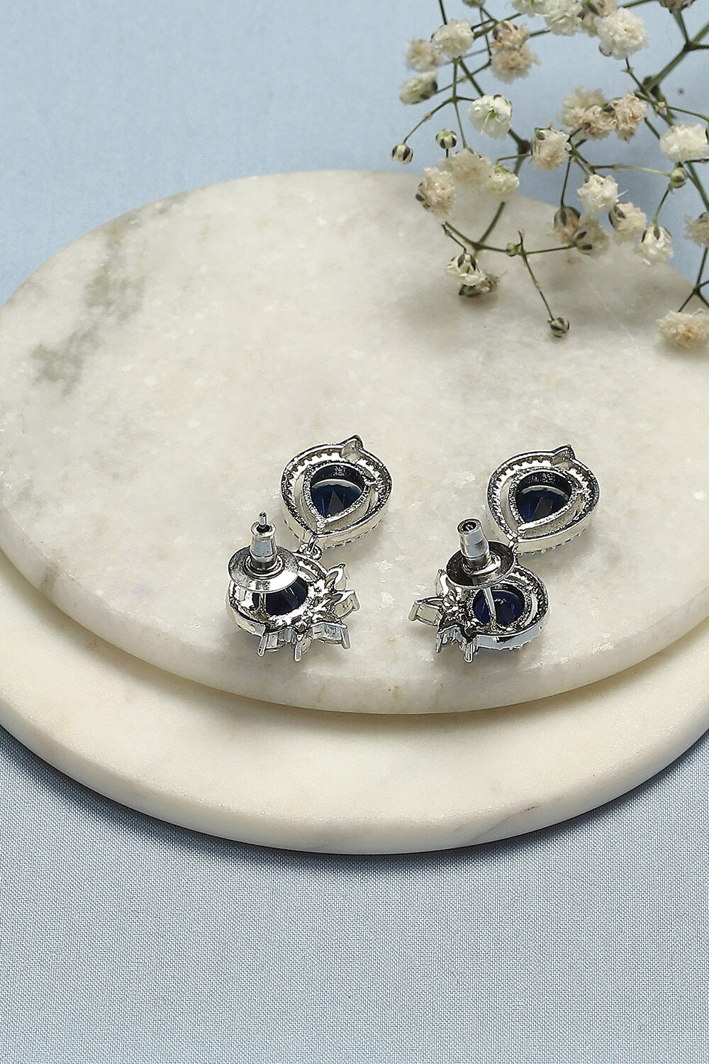 Navy Brass earrings image number 2