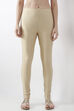Brown Nylon Blend Leggings image number 4