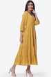 Black Art Silk Fusion Dress image number 3