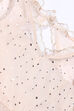 Beige Nylon A Line Gown image number 5