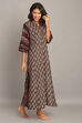 Blue Cotton Straight Printed Sleepwear image number 3