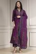 Green Printed Anarkali Suit Set image number 6