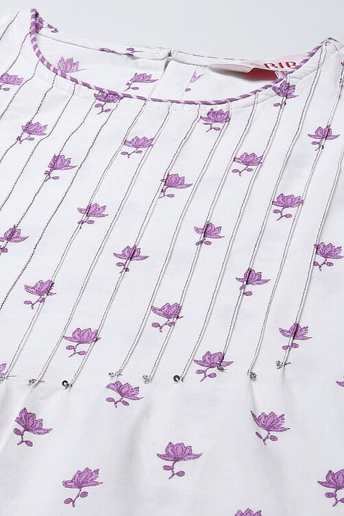 Sky Blue Cotton Straight Kurta image number 1