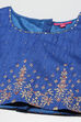 Green Art Silk Flared Lehenga image number 1