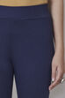 Moss Green Viscose Lycra Solid Leggings image number 1