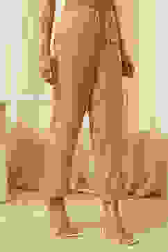 Gold-Toned Solid Regular Pants image number 3