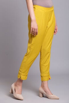 Ochre Cotton Flax Pants image number 2
