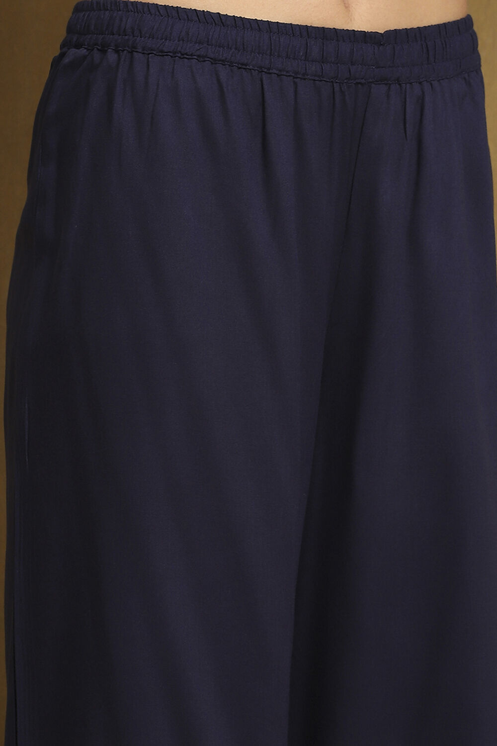 Indigo Modal Printed Angrakha Gathered Suit Set image number 2