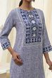 Beige Printed Straight Kurta image number 1