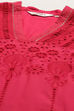 Pink Cotton Asymmetric Suit Set image number 1