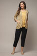 Mud Ochre LIVA Printed Jacket image number 0