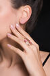Peach Metal Brass Ring image number 1