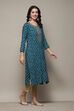 Red Rayon Straight Printed Kurta image number 4
