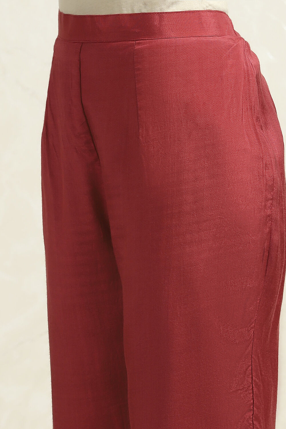 Pink Chanderi Floral Printed Unstitched Suit Set image number 3