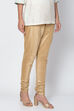 Gold Art Silk Solid Churidar image number 0