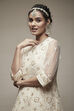 Cream Nylon Anarkali Suit Set image number 4