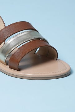 Metallic Pu Sandals image number 1