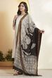 Black Chennur Silk Printed Dupatta image number 3
