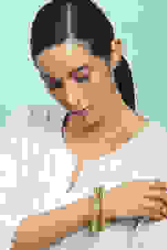 Green Alloy Bangle image number 3