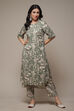 Terracotta LIVA Straight Printed 2 Piece Set image number 1