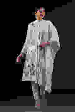 Rohit Bal Ivory Cotton Silk Straight Printed Suit Set image number 9