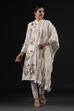 Rohit Bal Ivory Cotton Silk Straight Printed Suit Set