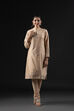 Rohit Bal Beige Cotton Silk Anarkali Printed Suit Set image number 7