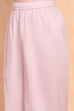 Pastel Pink Printed Angrakha Gathered Suit Set image number 2