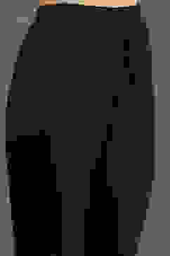 Rohit Bal Black Silk Chanderi Floral Printed Anarkali Suit Set image number 2