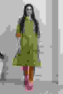 Green Cotton Printed Straight Kurta image number 6