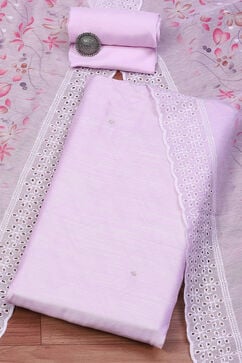Lilac Modal Unstitched Suit Set image number 0