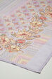 Lavender Linen Machine Embroidered Unstitched Suit Set image number 17