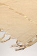 Beige Yard-Dyed Dupatta with Tassels image number 2