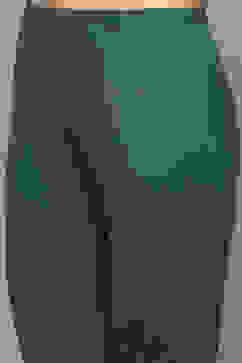 Green Cotton Anarkali Kurta Churidar Suit Set image number 2