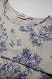 Black Cotton Flax A-line Printed Kurta Dress image number 1