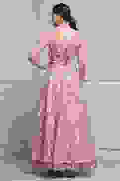 Ivory Polyester Printed Regular Lehenga Set image number 4